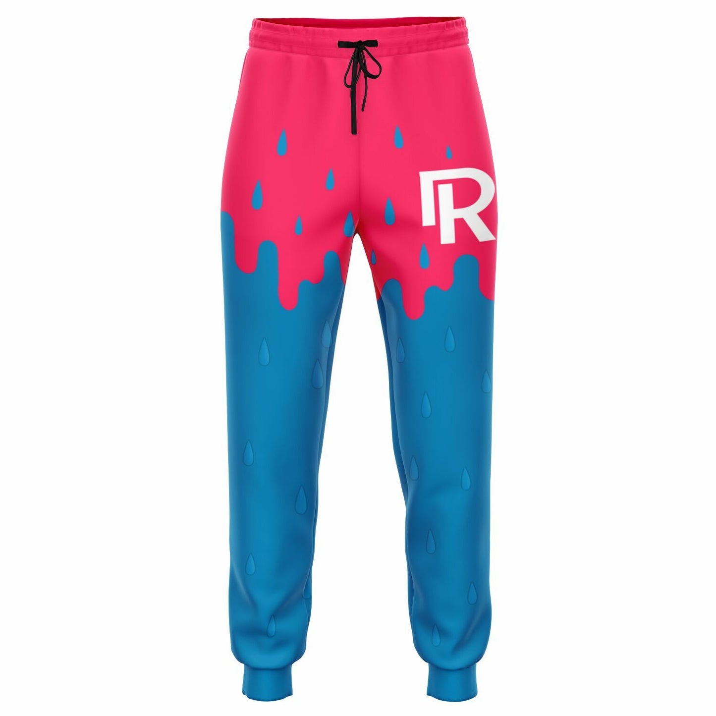 Rink Drip Adult Joggers – Pink & Blue Drop Edition