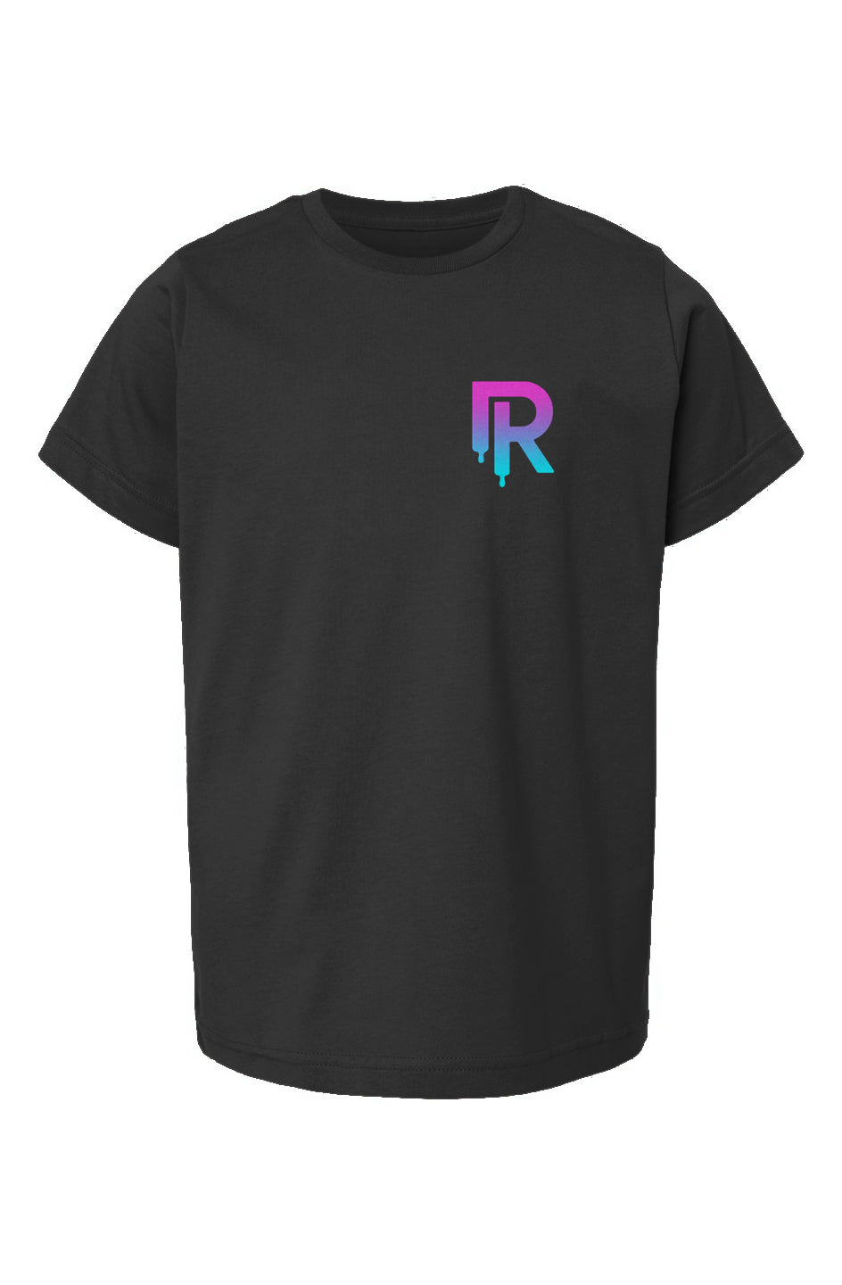 Rink Drip Youth Tee: Neon Logo Edition