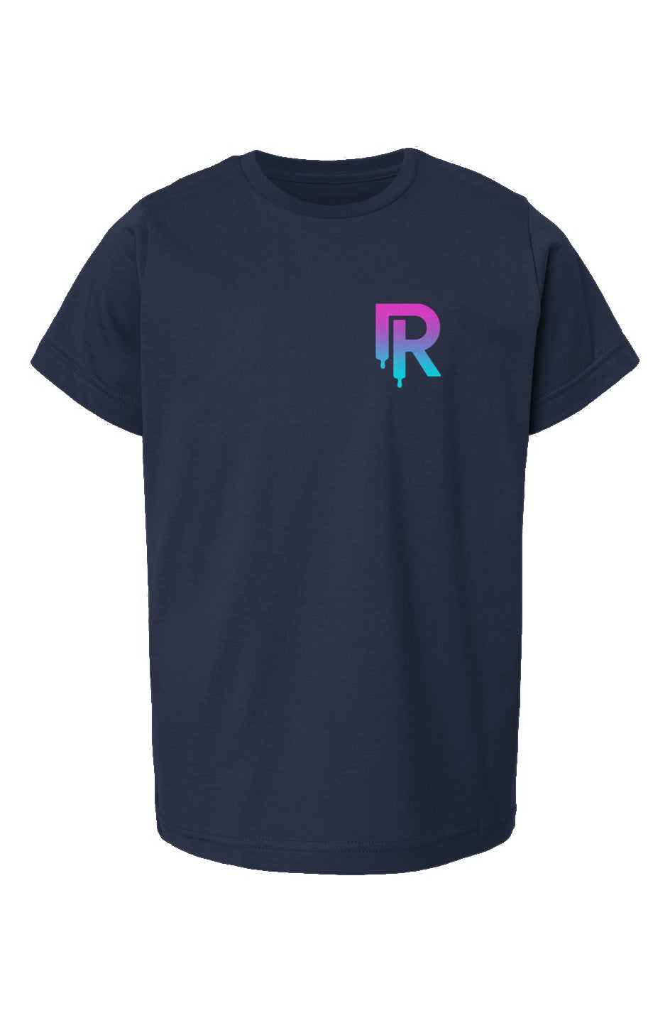 Rink Drip Youth Tee: Neon Logo Edition
