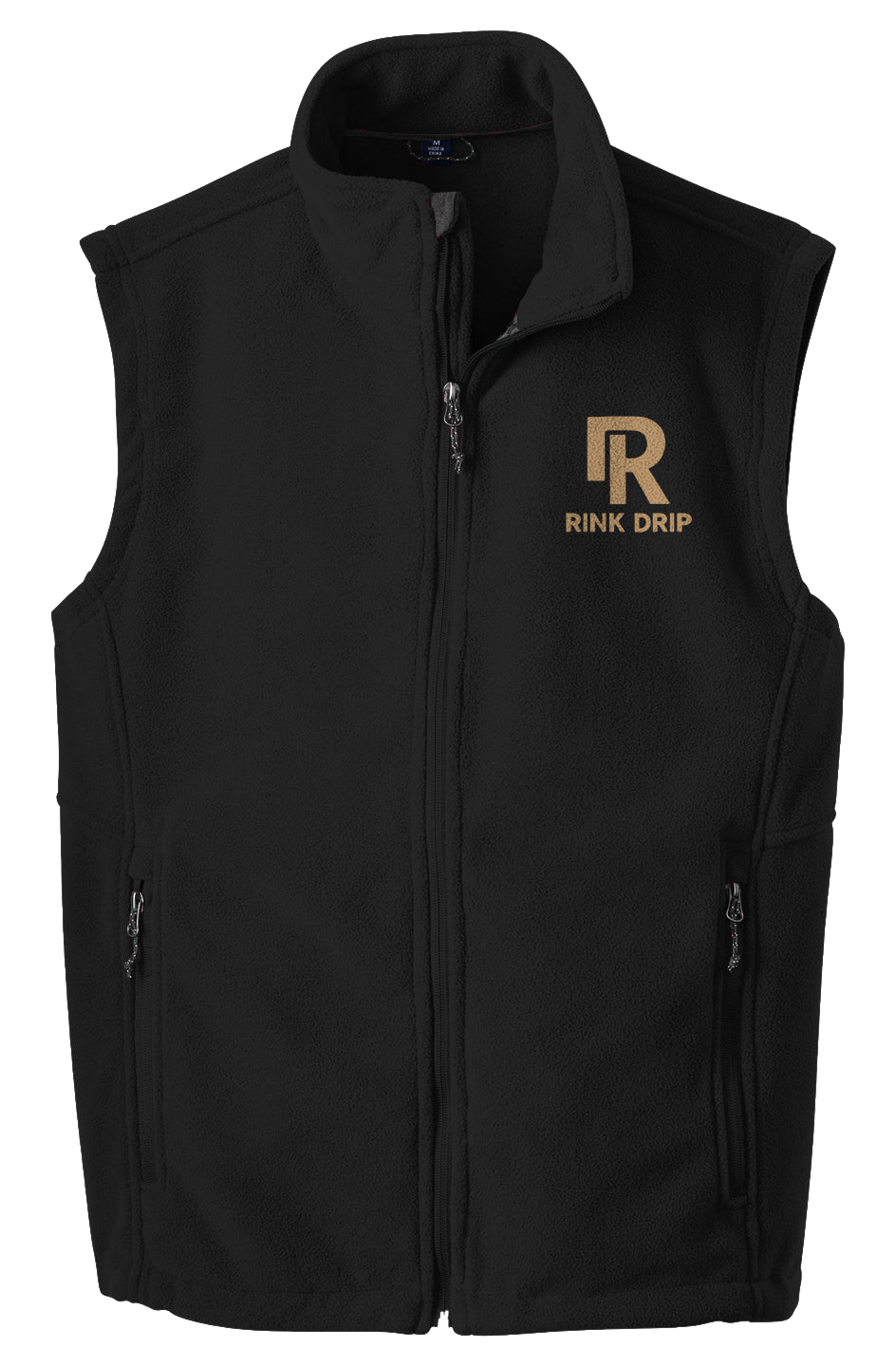 Rink Drip Men's Essentials: Embroidered Fleece Ves
