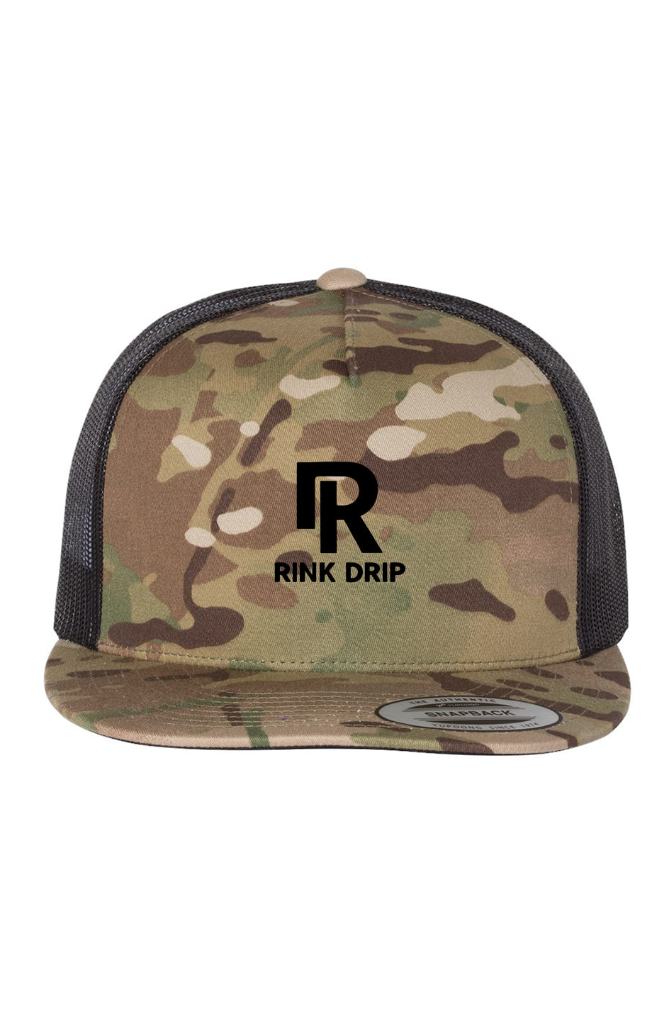 Rink Drip Multicam Blackout Trucker - 5 panel Edit