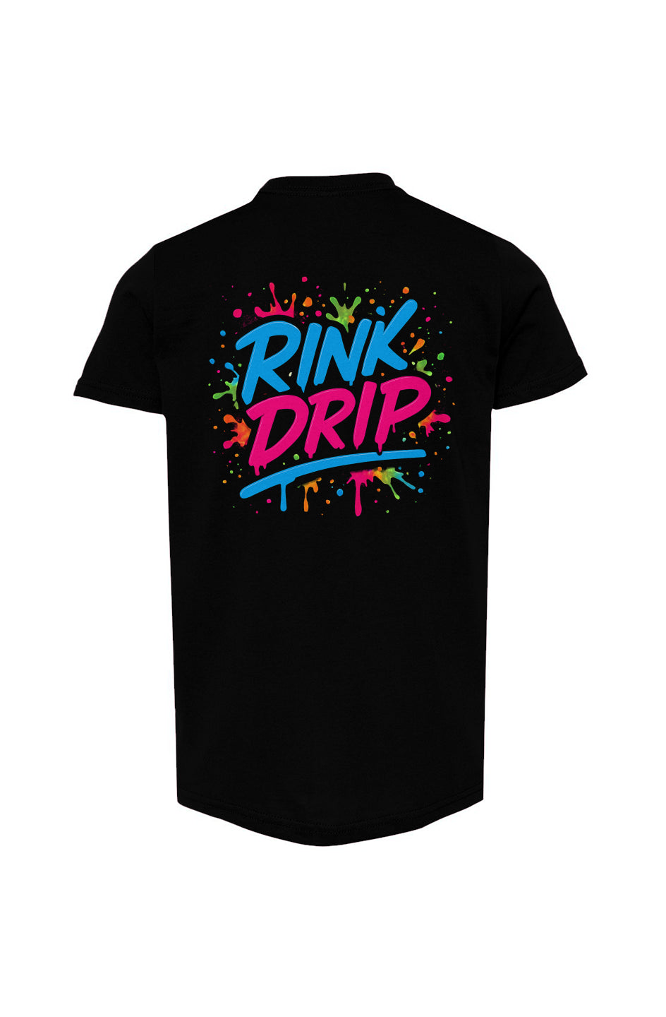 Rink Drip Youth Tee - Neon Splash Edition