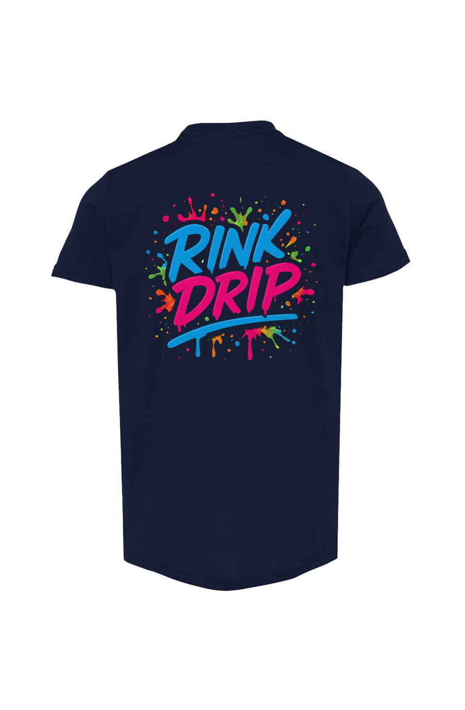 Rink Drip Youth Tee - Neon Splash Edition