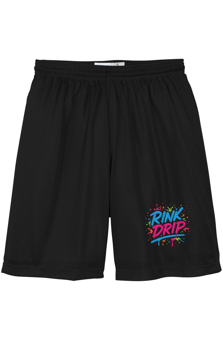 Rink Drip Youth Mesh Short - Neon Splash Edition