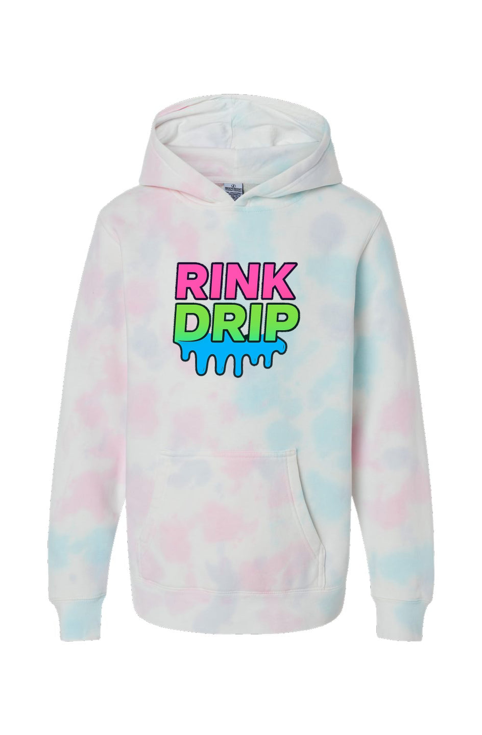 Rink Drip Youth Hoodie - Cotton Candy Neon Edition