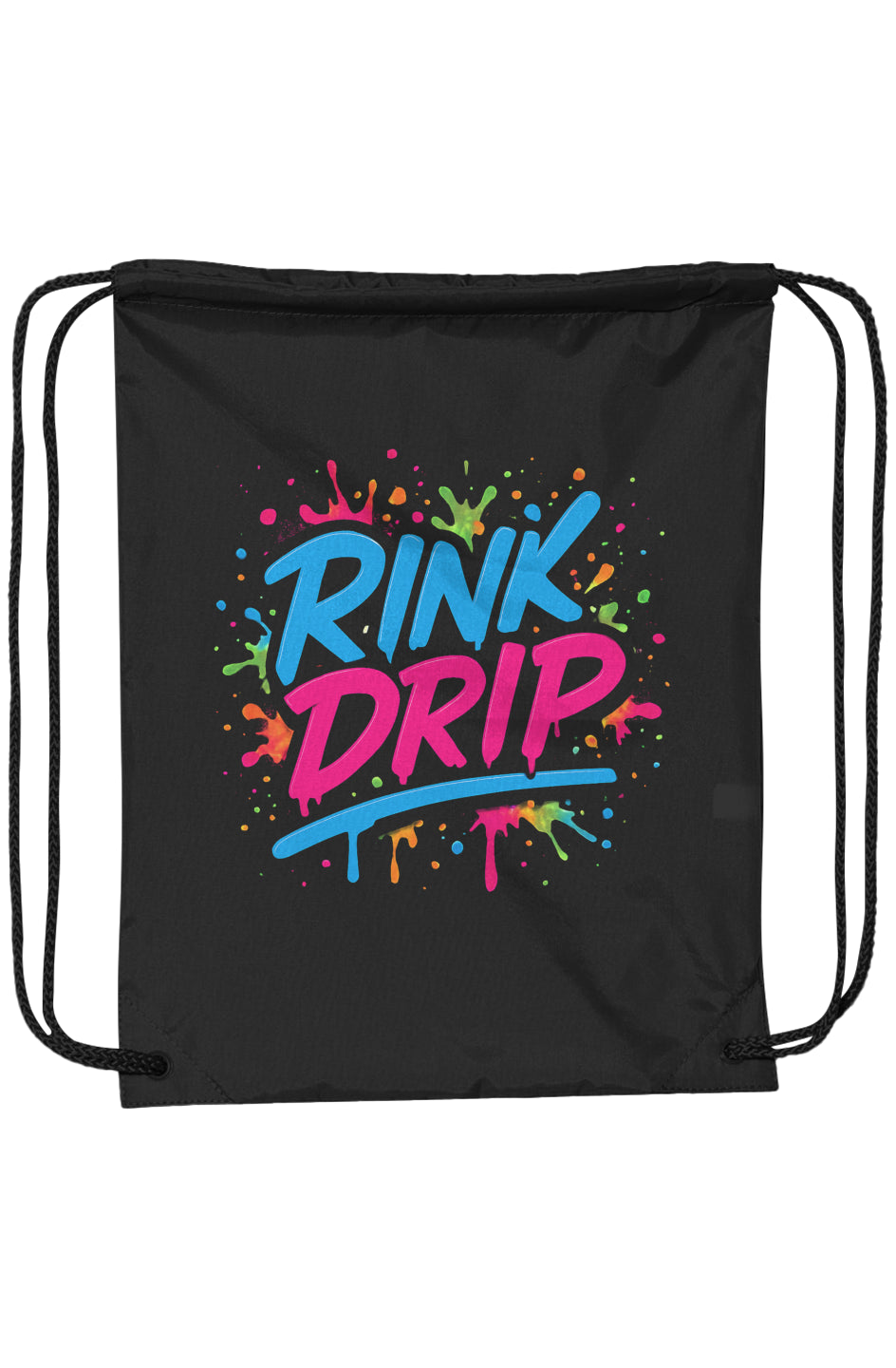 Rink Drip Gradient Drawstring Pack - Neon Splash E