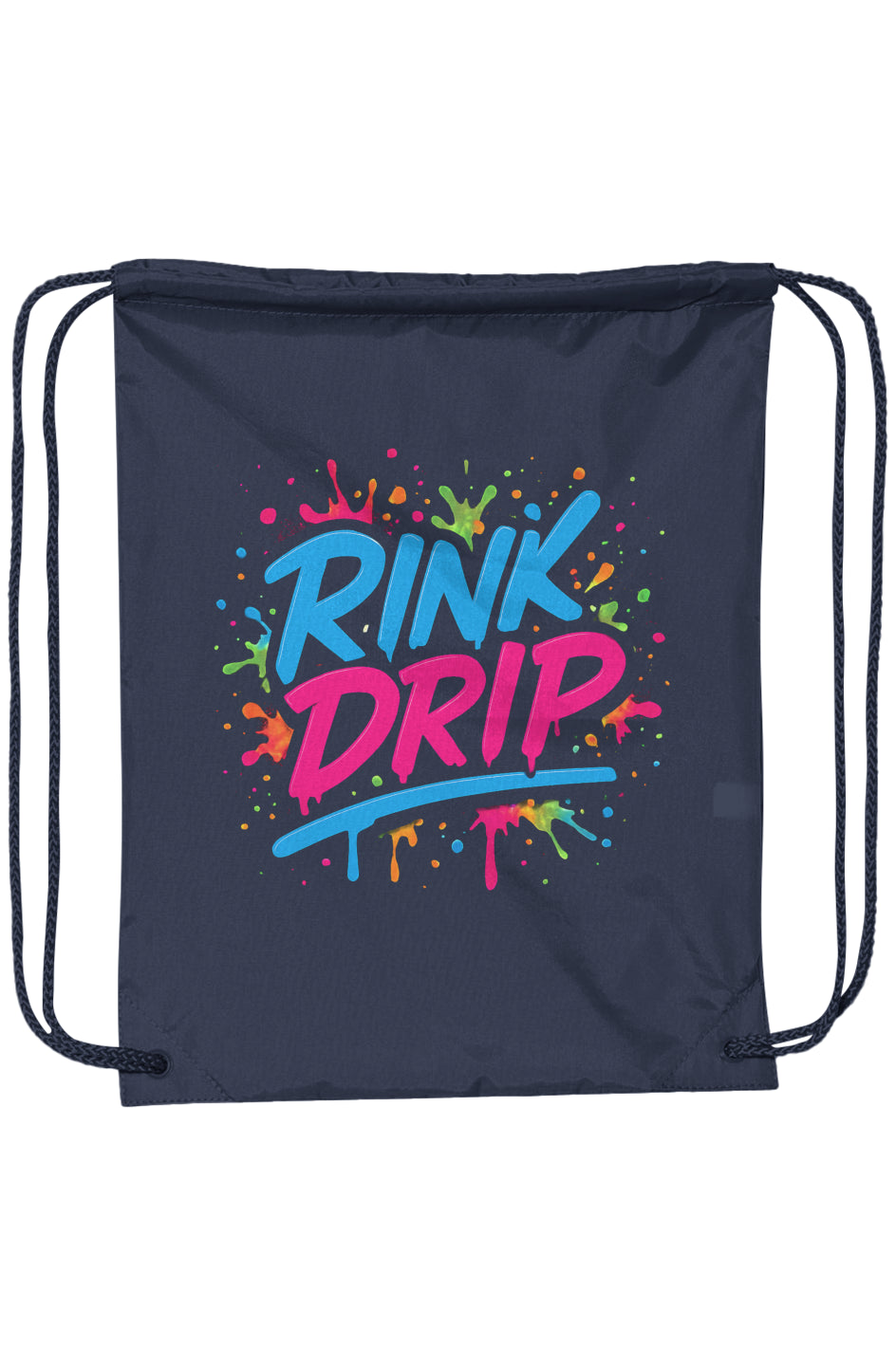 Rink Drip Gradient Drawstring Pack - Neon Splash E