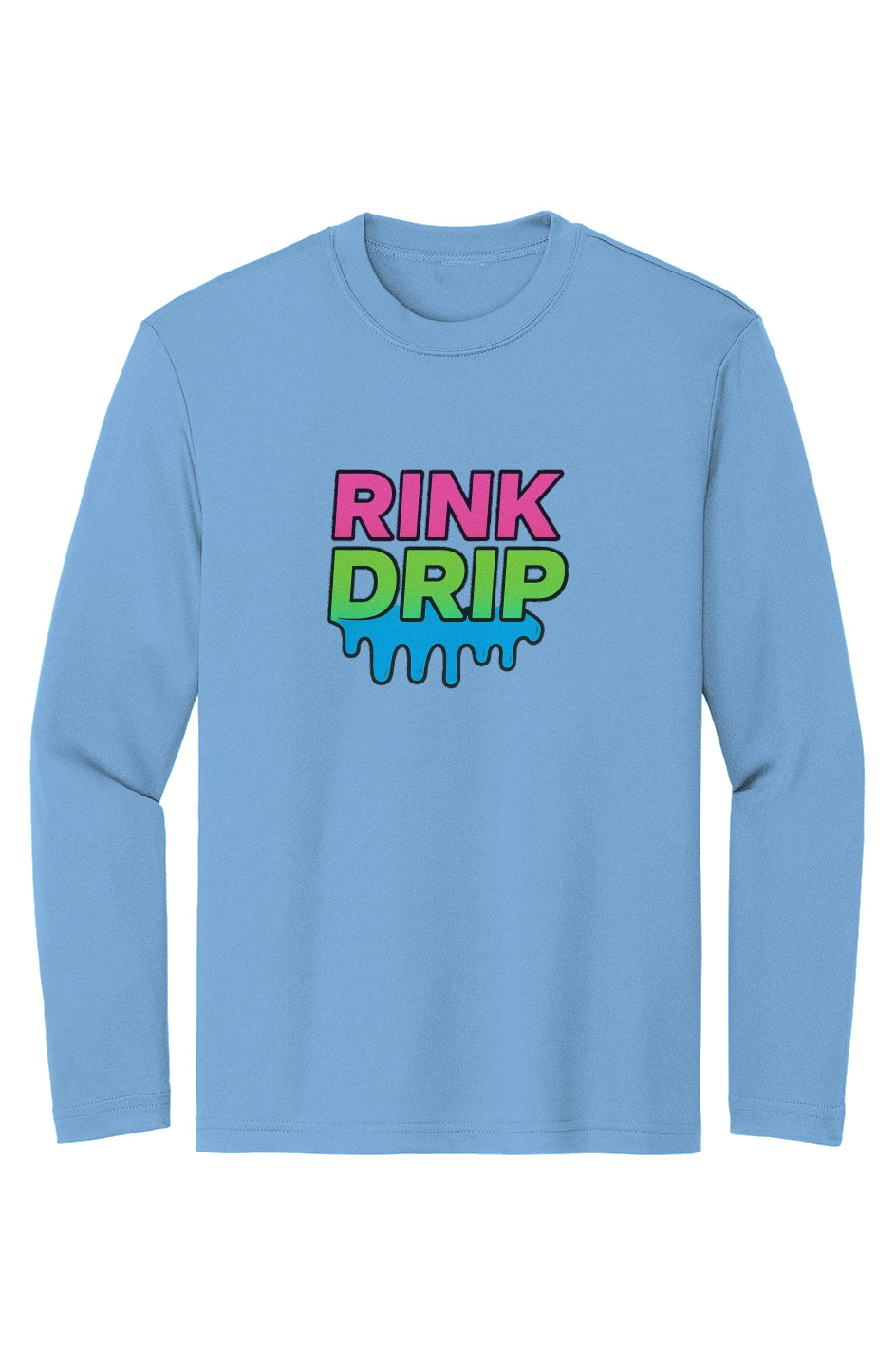 Rink Drip Youth Long Sleeve Tee - Neon Edition