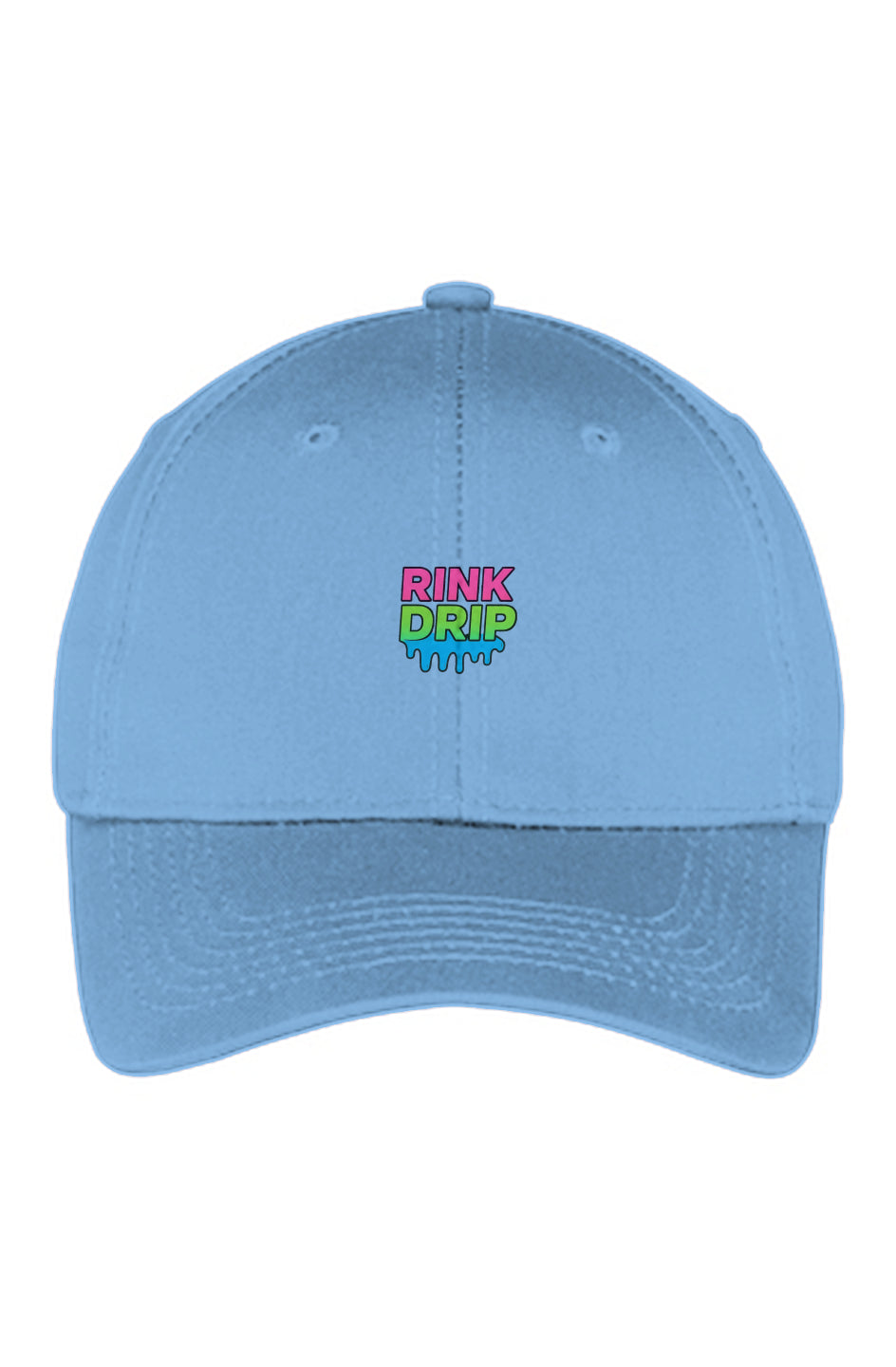 Youth Rink Drip Fitted Hat - Neon Edition
