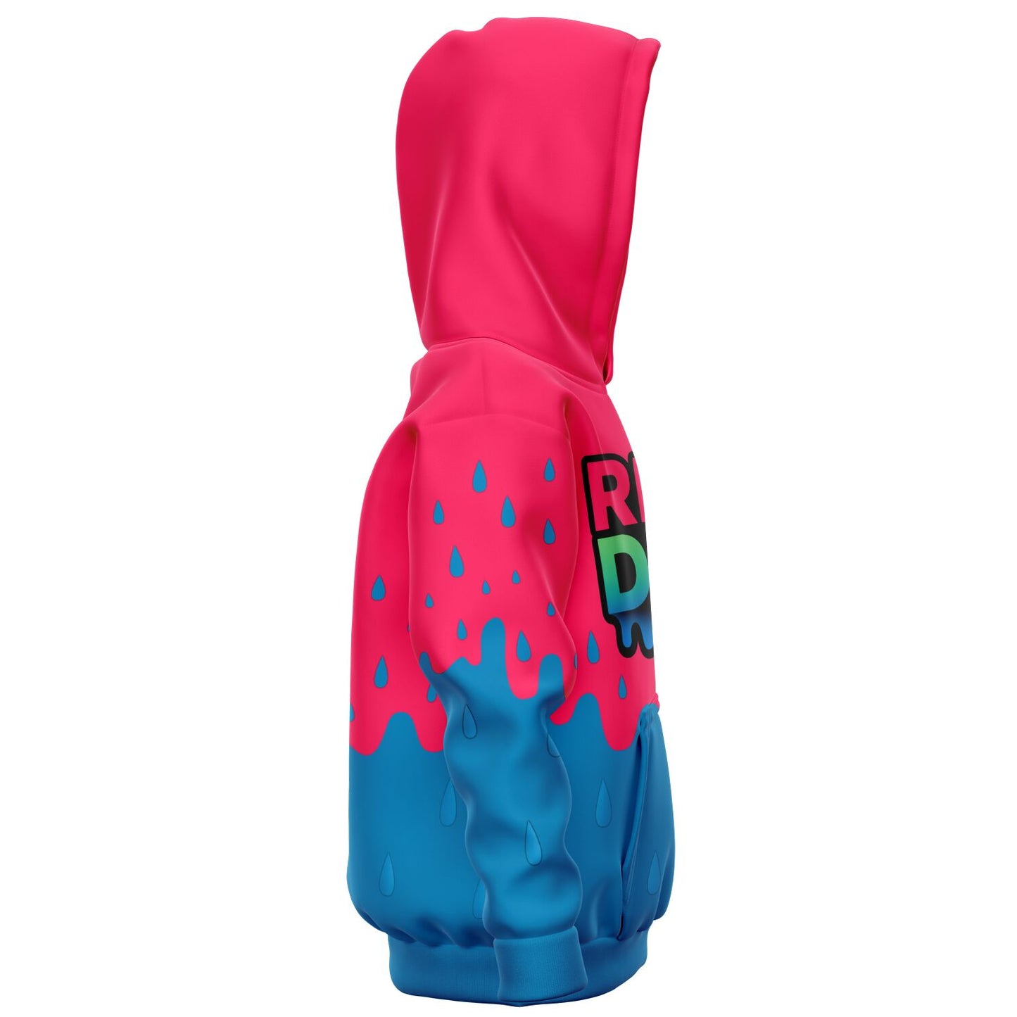 Rink Drip Youth Hoodie – Pink & Blue Drop Edition