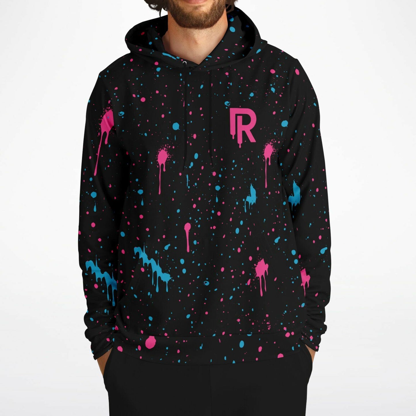 Rink Drip Adult Hoodie – Splatter Series: Paint the Ice