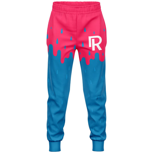 Rink Drip Youth Joggers - Pink & Blue Drop Edition