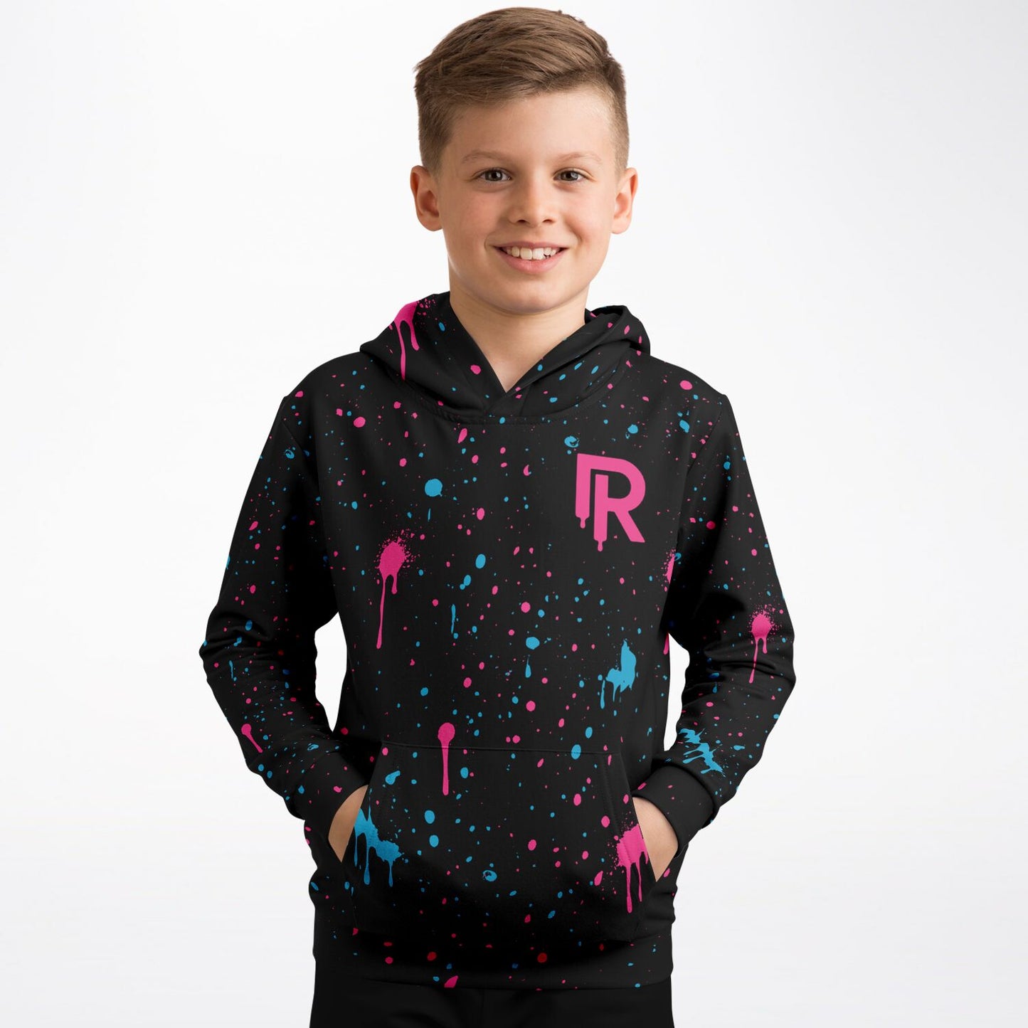 Rink Drip Youth Hoodie – Splatter Series: Paint the Ice