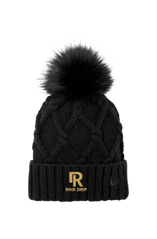 Rink Drip Luxe Pom Beanie