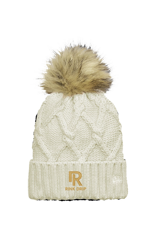 Rink Drip Luxe Pom Beanie
