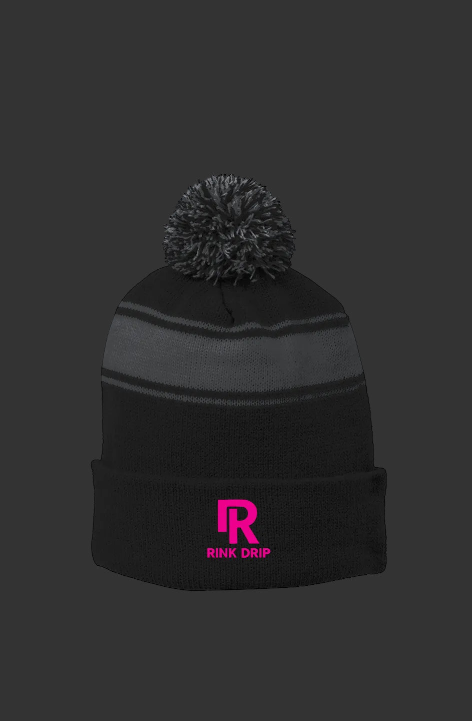 Rink Drip Pom Beanie