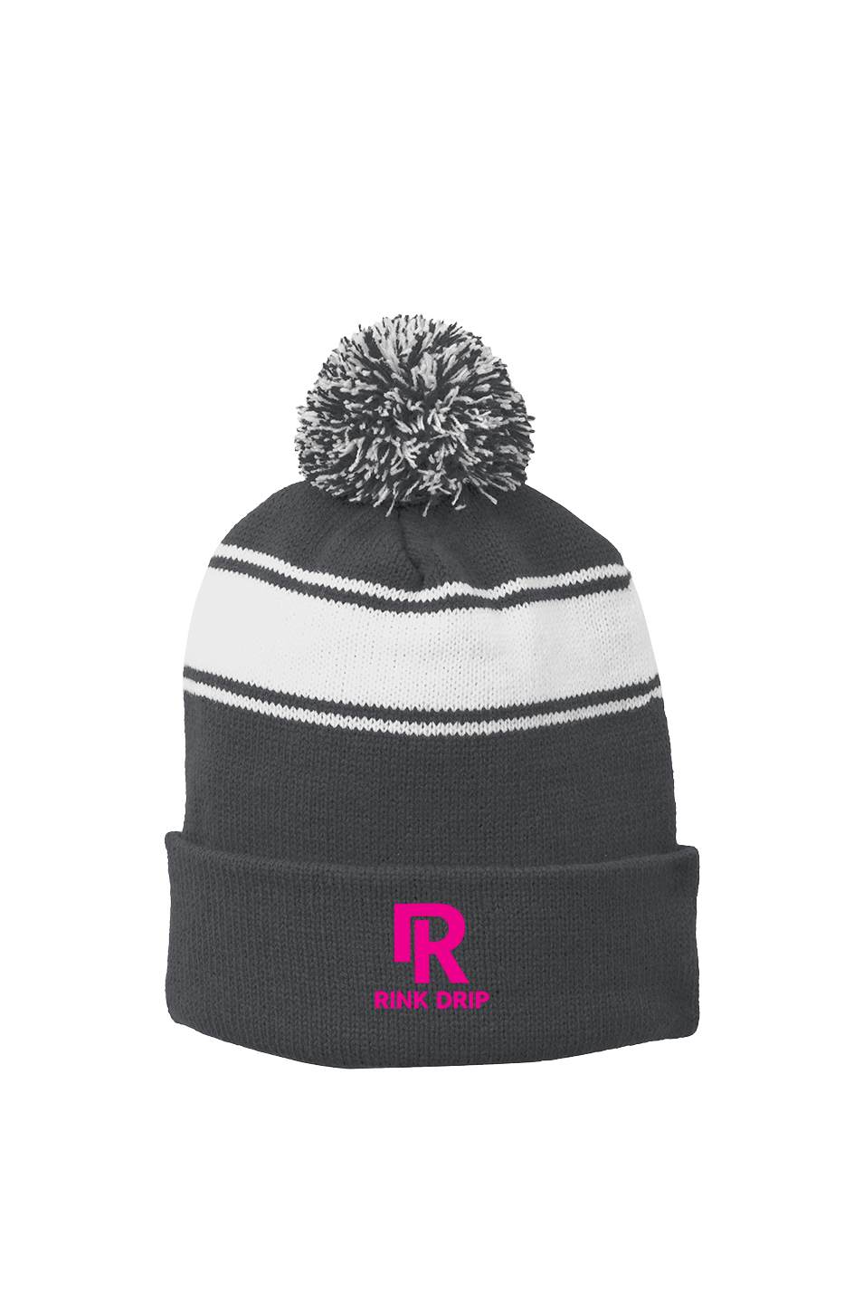 Rink Drip Pom Beanie
