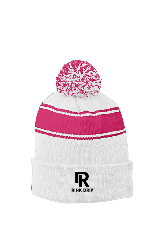 Rink Drip Pom Beanie