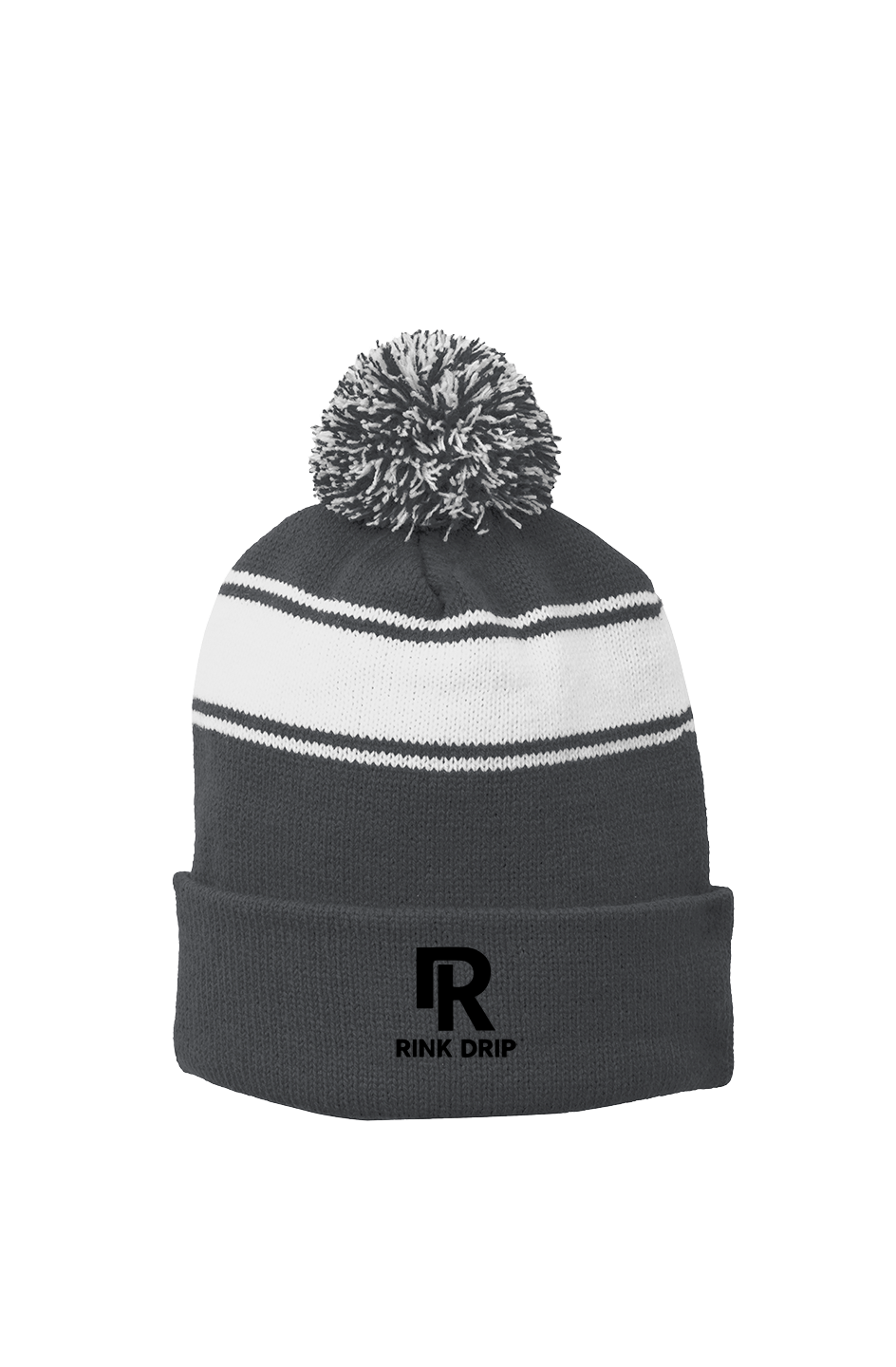 Rink Drip Pom Beanie