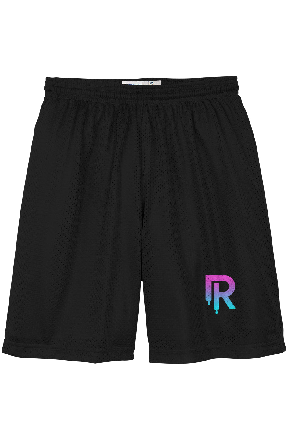 Rink Drip Youth Shorts: Neon Logo Edition