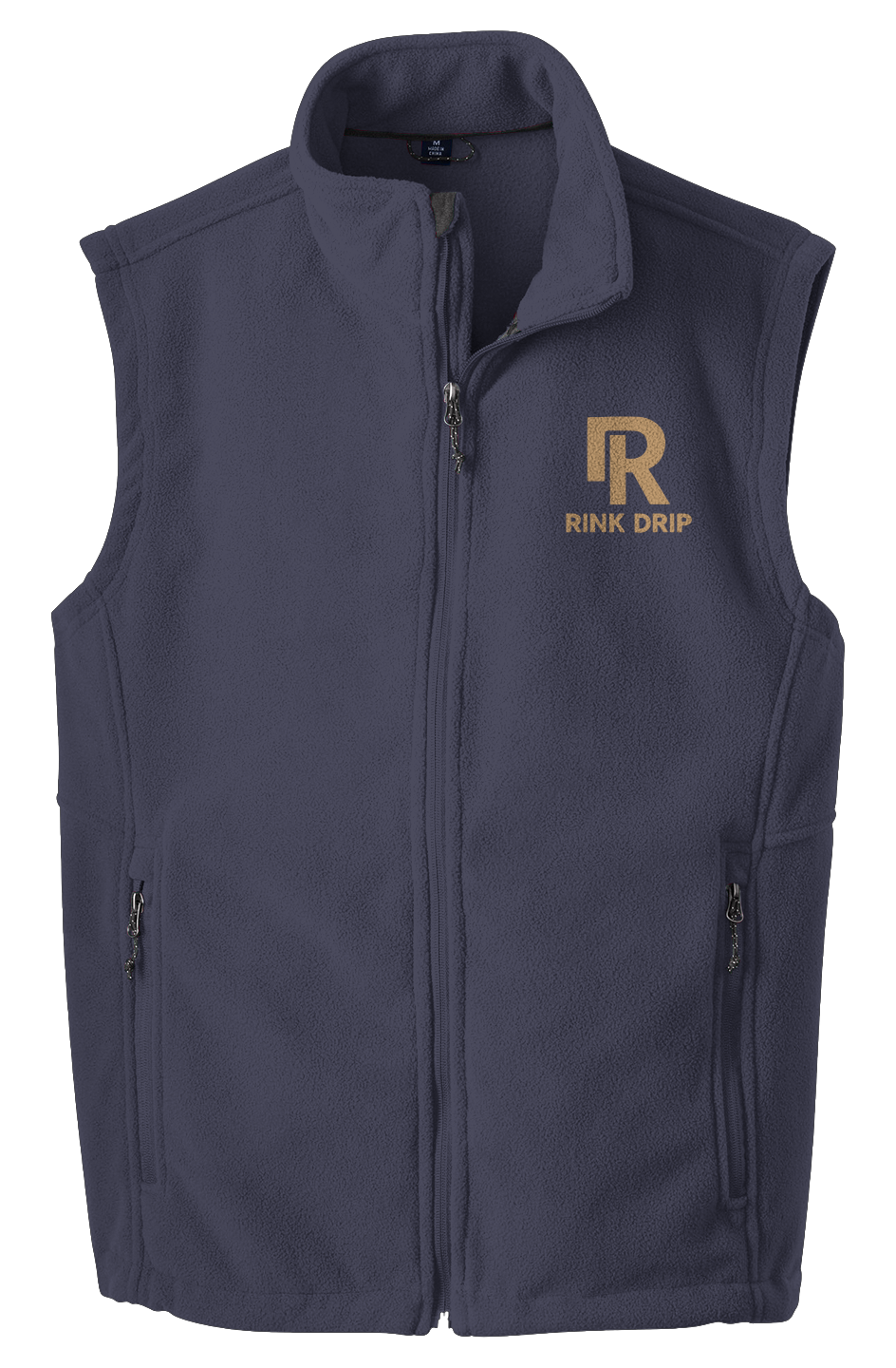 Rink Drip Men's Essentials: Embroidered Fleece Ves