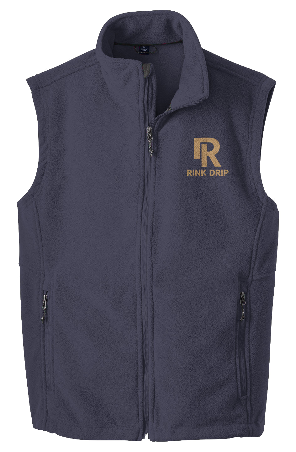 Rink Drip Men's Essentials: Embroidered Fleece Ves