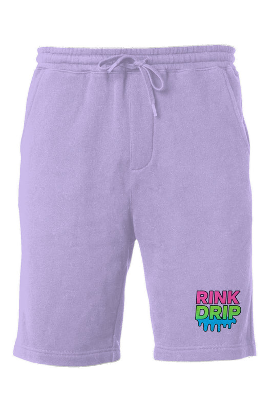Rink Drip Midweight Fleece Shorts - Neon Edition