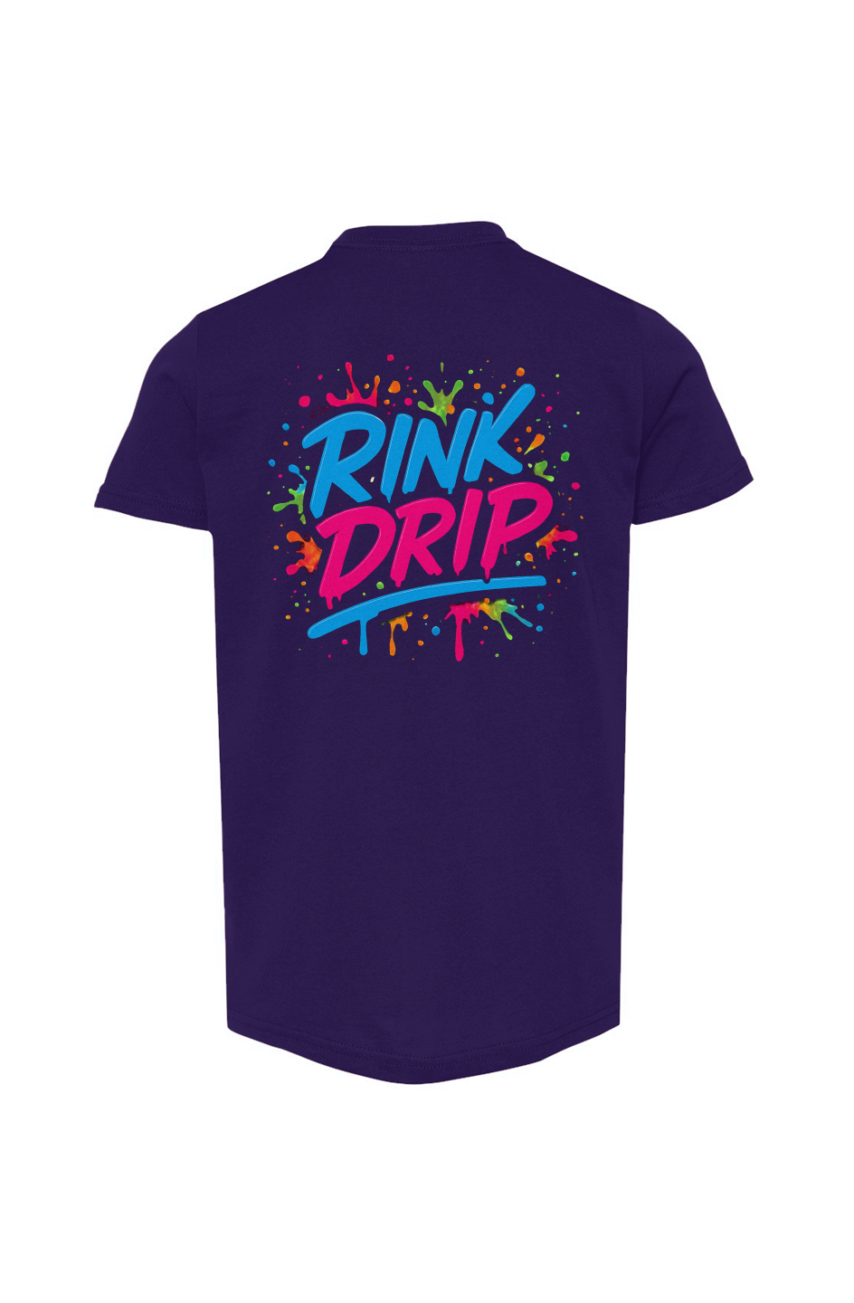 Rink Drip Youth Tee - Neon Splash Edition