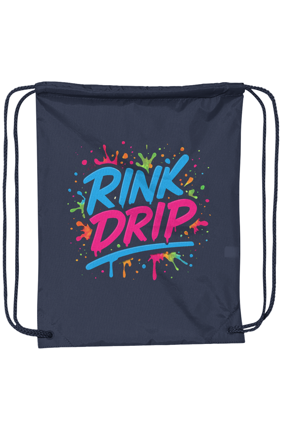 Rink Drip Gradient Drawstring Pack - Neon Splash E