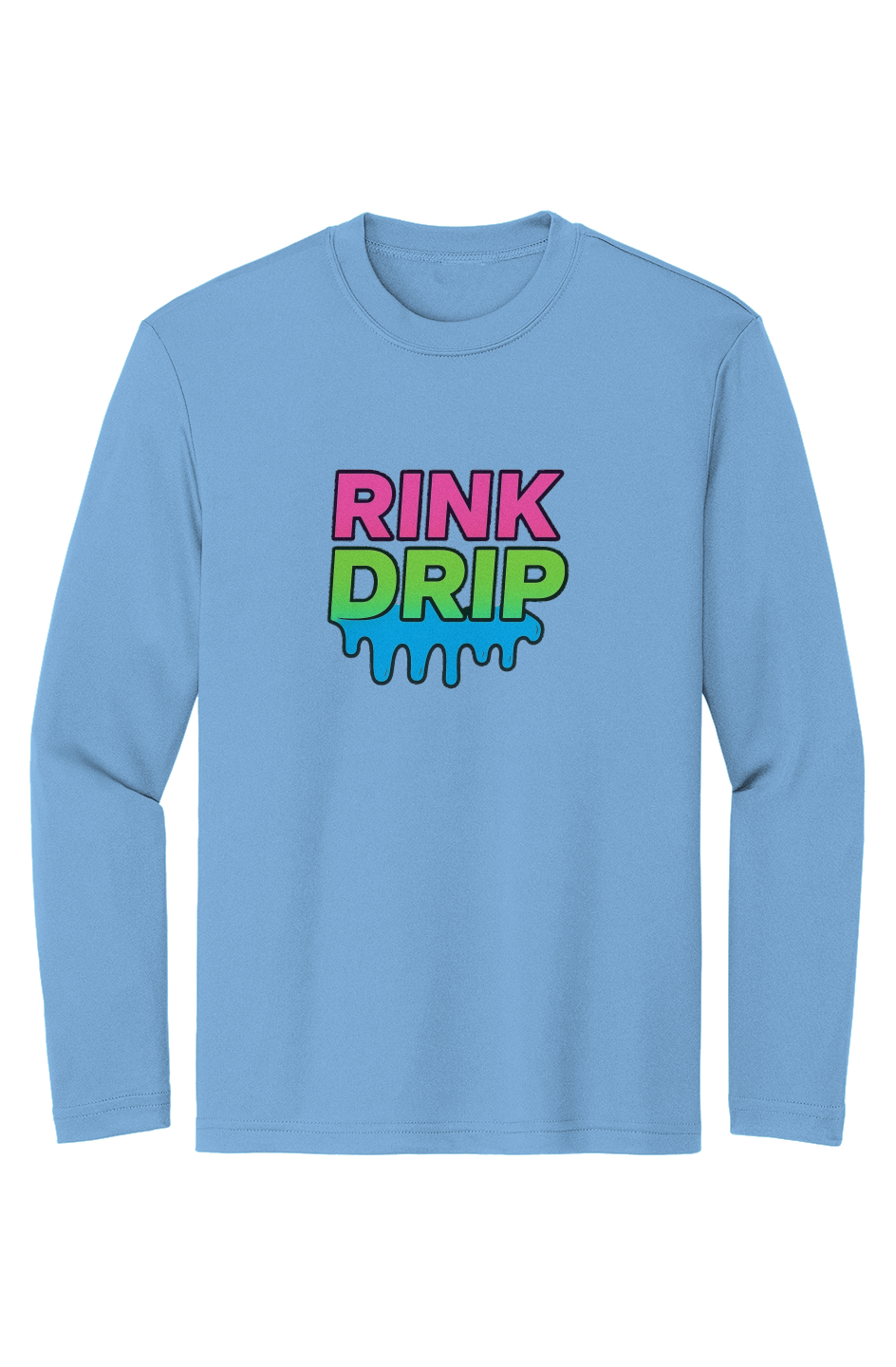 Rink Drip Youth Long Sleeve Tee - Neon Edition