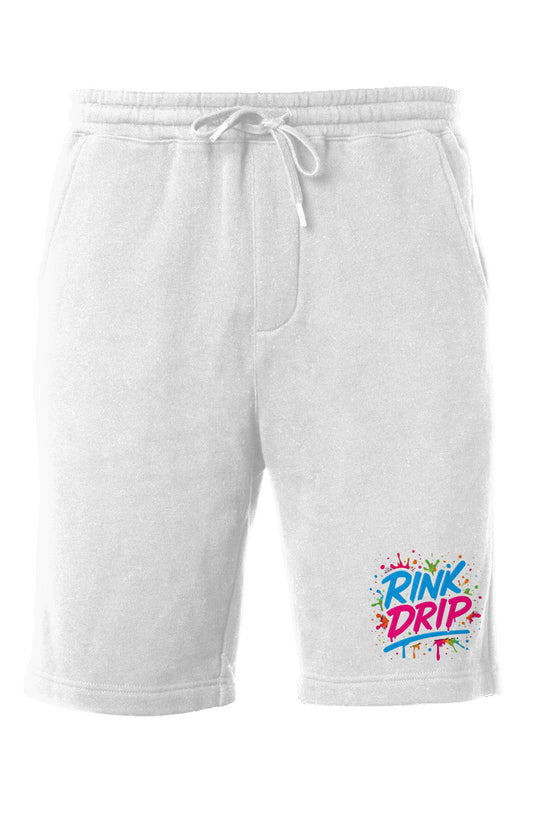 Rink Drip Midweight Fleece Shorts - Neon Splash Ed