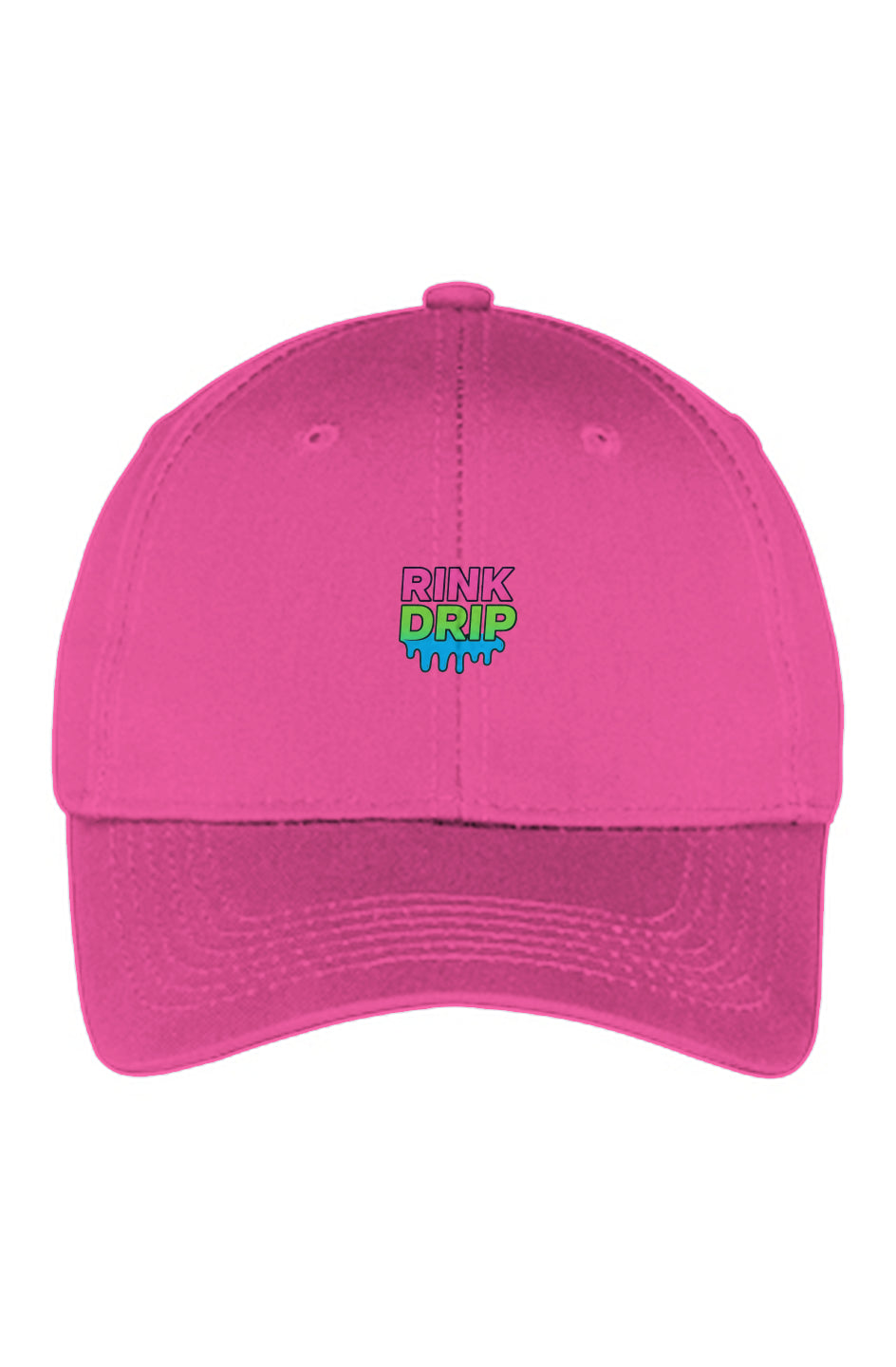Youth Rink Drip Fitted Hat - Neon Edition