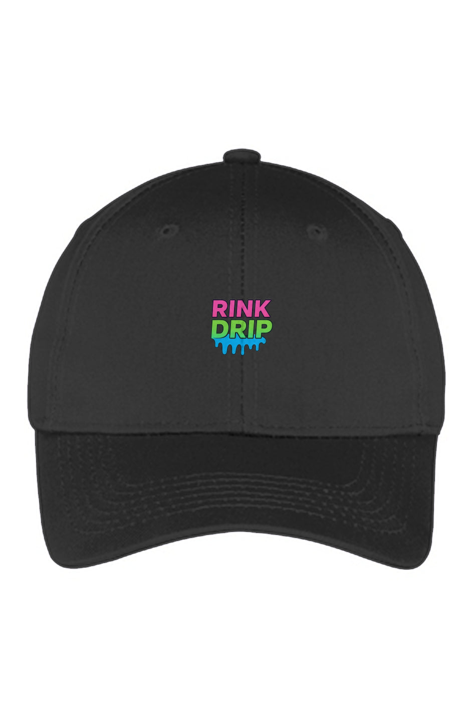 Youth Rink Drip Fitted Hat - Neon Edition