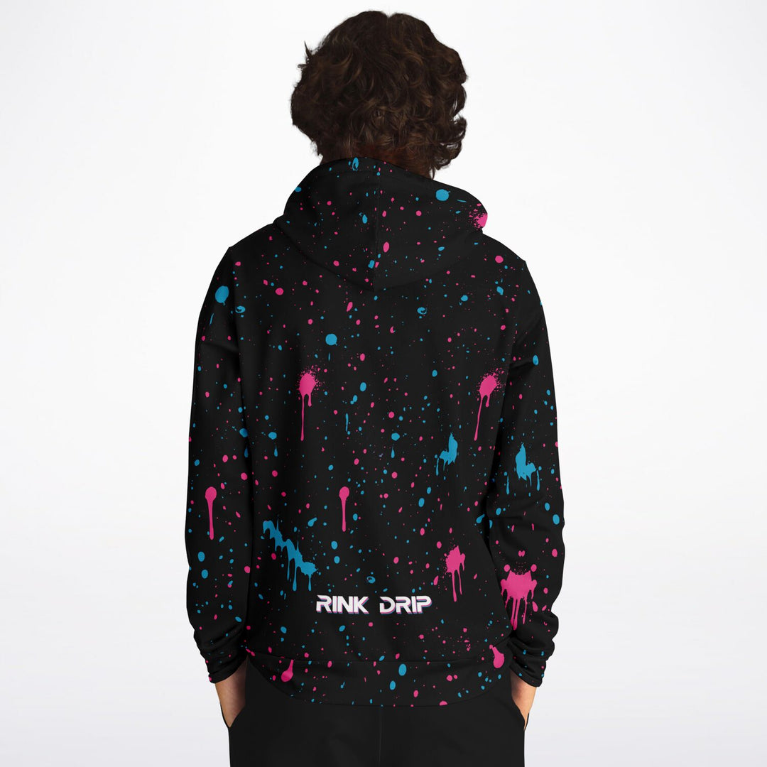 Rink Drip Adult Hoodie – Splatter Series: Paint the Ice