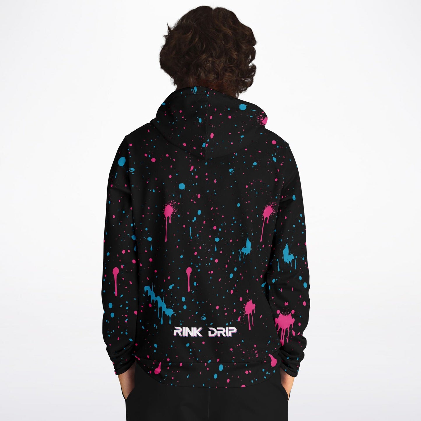 Rink Drip Adult Hoodie – Splatter Series: Paint the Ice