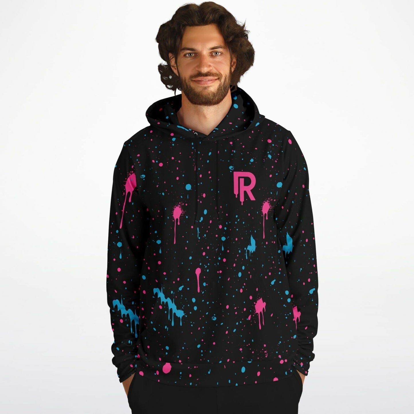 Rink Drip Adult Hoodie – Splatter Series: Paint the Ice