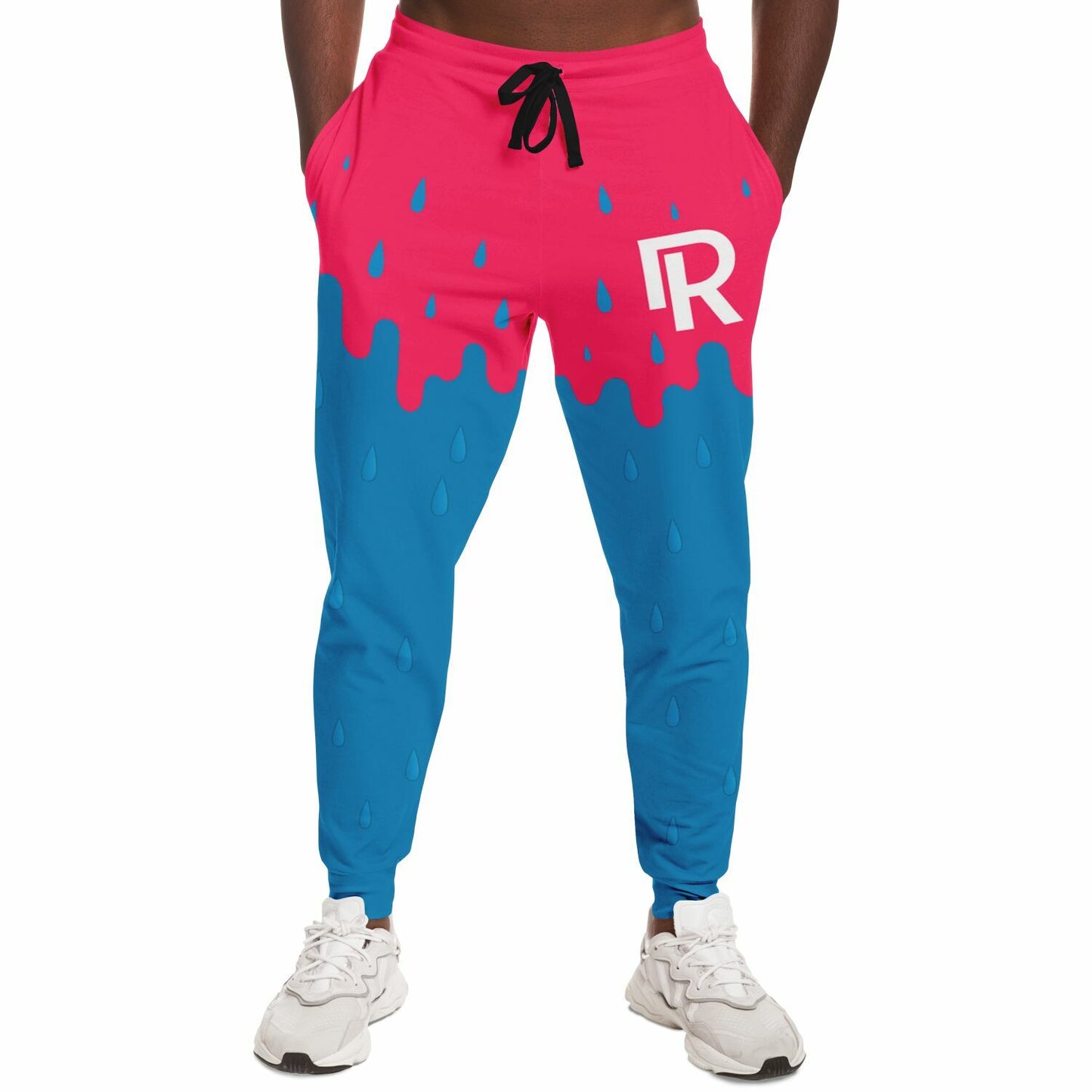 Rink Drip Adult Joggers – Pink & Blue Drop Edition