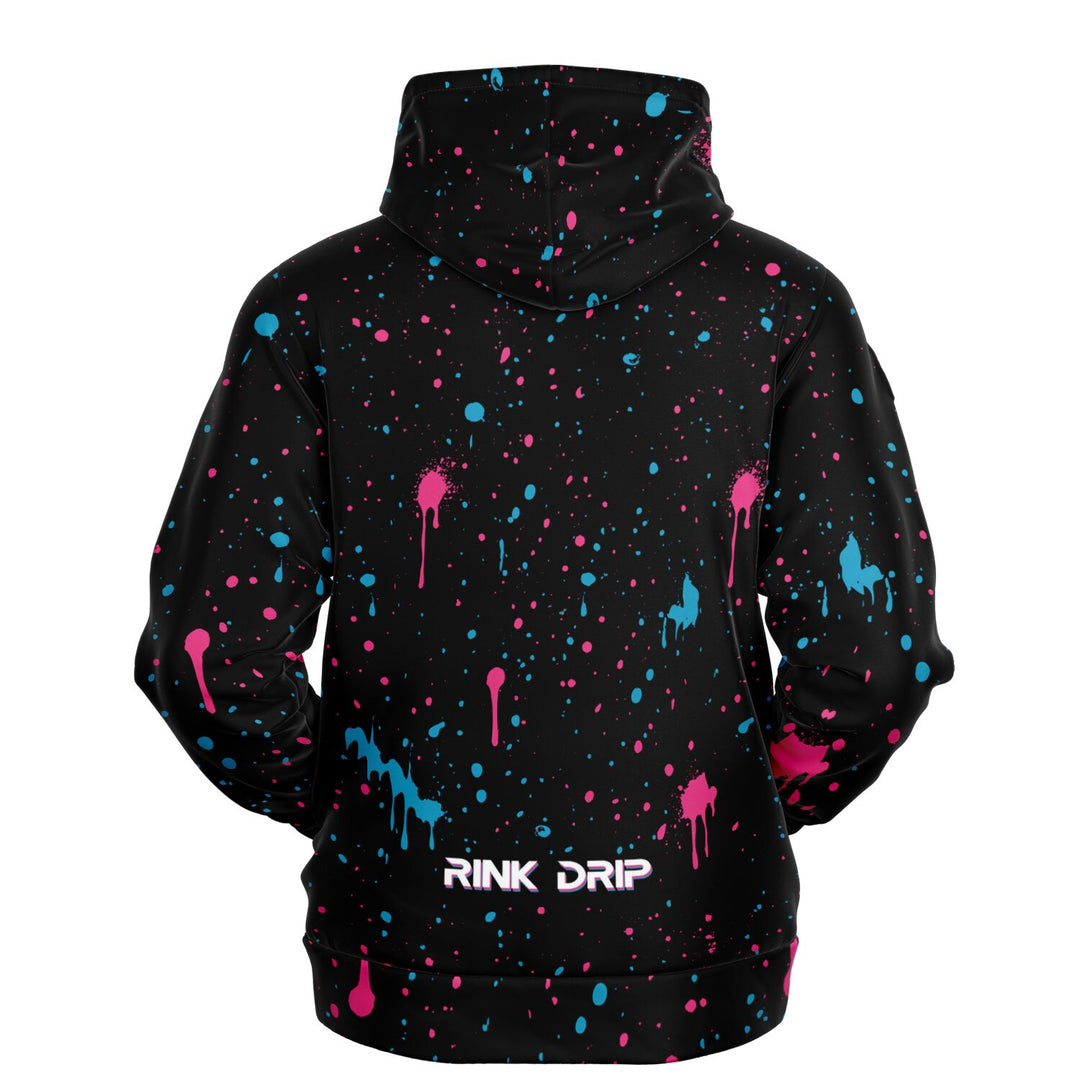 Rink Drip Adult Hoodie – Splatter Series: Paint the Ice