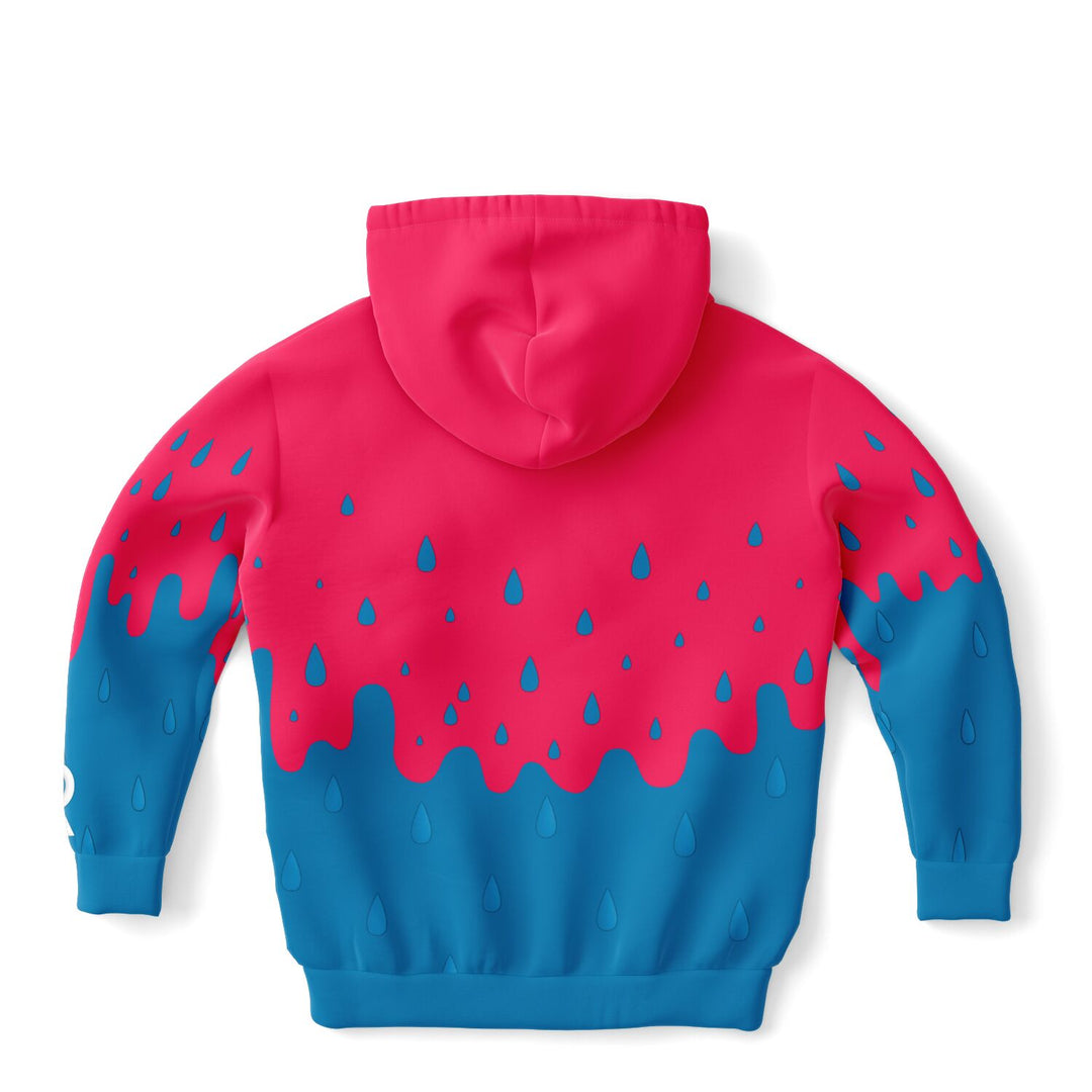 Rink Drip Youth Hoodie – Pink & Blue Drop Edition
