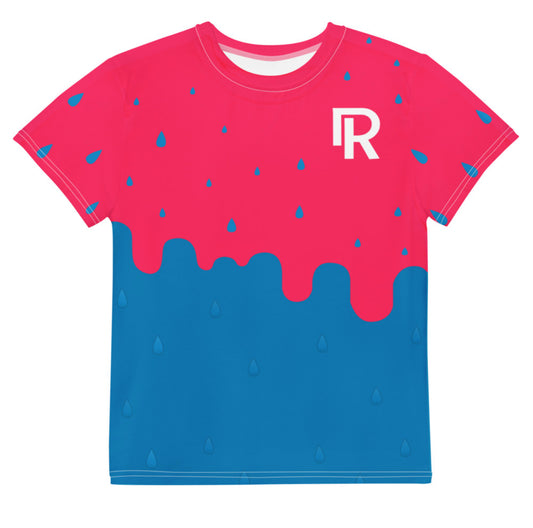 Rink Drip Youth Tee - Pink & Blue Drop Edition