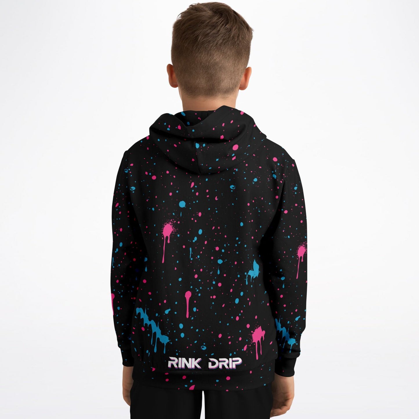 Rink Drip Youth Hoodie – Splatter Series: Paint the Ice