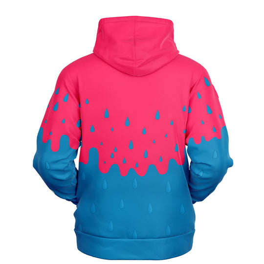 Rink Drip Adult Hoodie – Pink & Blue Drop Edition